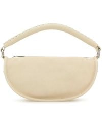 Burberry - Ivory Leather Handbag - Lyst