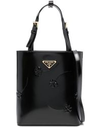Prada - Handtasche Mit Prägung - Lyst