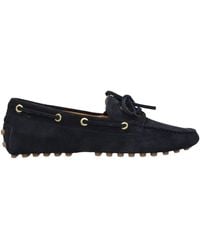 Tod's - Gommini Loafers Suede - Lyst