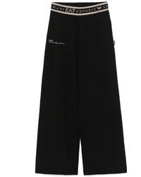 EA7 - 100% Cotton Trousers - Lyst