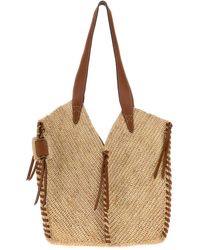 Isabel Marant - Rafia Tampa Shopping Bag - Lyst