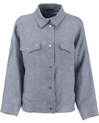 Herno - Linen Shirt-Cut Jacket - Lyst
