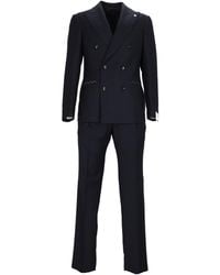 LUIGI BIANCHI SARTORIA - Drop 7 Double-Breasted Suit - Lyst