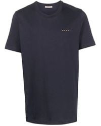 Marni - Cotton Logo T -Shirt - Lyst