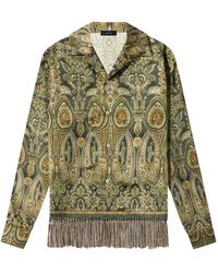 Amiri - Tapestry Longsleeve Shirt Draft - Lyst