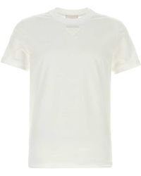 Prada - Cotton T-Shirt - Lyst
