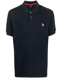 Paul Smith - Zebra Logo Cotton Polo Shirt - Lyst