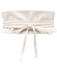 FURLING BY GIANI - Leather-Panel Self-Tie Belt - Lyst