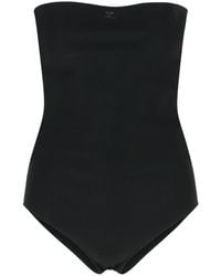 Courreges - Viscose Blend Bodysuit - Lyst