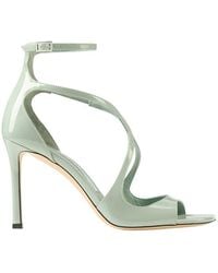 Jimmy Choo - Azia 95Mm Square-Toe Sandals - Lyst