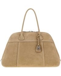 Miu Miu - Suede Vivant Shopping Bag - Lyst