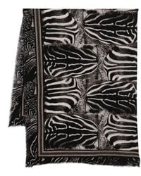 Faliero Sarti - Zebra Wool And Cashmere Stole - Lyst