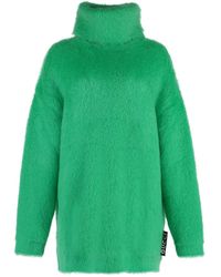 Gucci - Vestido de mini suéter Mohair Blend Mini - Lyst
