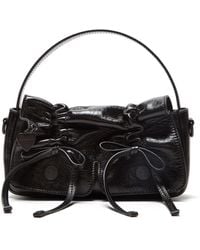 Acne Studios - Multipocket Leder Umhängetasche - Lyst
