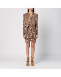 Isabel Marant - Cleora Snake Print Dress - Lyst