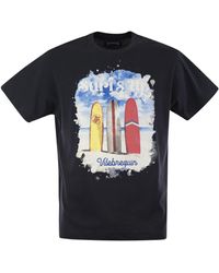 Vilebrequin - Baumwoll -T -Shirt mit Frontaldruck - Lyst