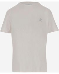 Golden Goose - Cotton Crew-Neck T-Shirt - Lyst