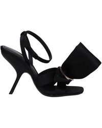 Ferragamo - Sandali Helena Donna Raso Nero - Lyst