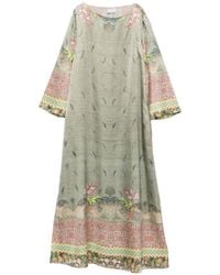 Pierre Louis Mascia - Printed Silk Dress - Lyst