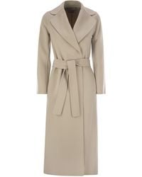 Max Mara - Belted Wool Dressing Gown Coat - Lyst