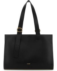 Jil Sander - Leather Shopping Bag - Lyst