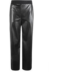 Liviana Conti - Faux Leather Trousers - Lyst