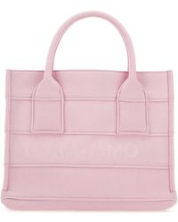 Ferragamo - Salvatore Fabric Beach S Handbag - Lyst