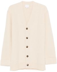 A.P.C. - Cardigan Boutonné À Col V - Lyst