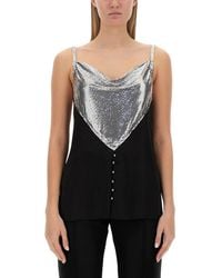 Rabanne - Top With Inserts - Lyst