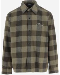 Amiri - Cotton Checked Shirt - Lyst