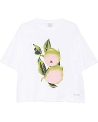 Paul Smith - Printed Cotton T-Shirt - Lyst
