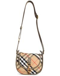 Burberry - 'B Clip' Mini Messenger Bag - Lyst