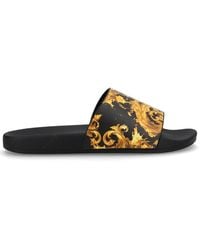 Versace Jeans Couture - Polyurethane Flats - Lyst