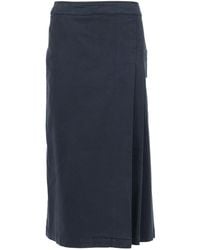 Aspesi - Maxi Skirt With High Waist - Lyst