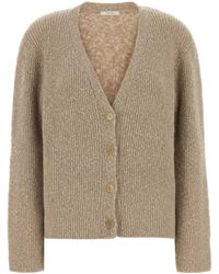 The Row - Knitted V-Neck Cardigan - Lyst