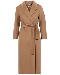 Max Mara - Coats Camel - Lyst
