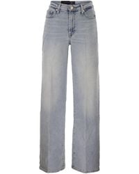 7 For All Mankind - Lotta Tailorless Wide Leg Luxe Vintage Denim Jeans - Lyst