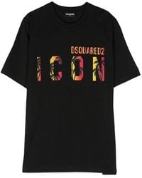DSquared² - Mc Logo Icon T Shirt - Lyst