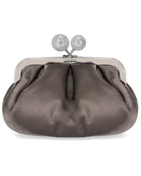 Weekend by Maxmara - Pasticcino Emmy Small Piombo Clutch Bag - Lyst