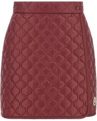 Moncler - Square Quilting Rok - Lyst