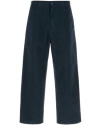 Carhartt - Navy Blue Cotton Brady Pant - Lyst