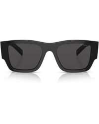 Prada - Sonnenbrille Pr10 Zs 1 Ab5 S0 Schwarz/Dunkelgrau Unisex - Lyst