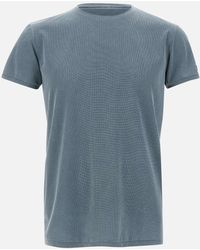 Rrd - Blaues Techno-Wasch-Piqué-Hemd - Lyst