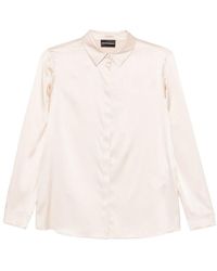 Emporio Armani - Silk Shirt - Lyst