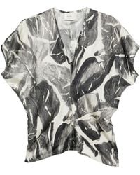Alysi - Printed Silk Shirt - Lyst