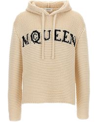 McQueen - Ingelegd Logo Hoodie - Lyst