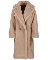 Max Mara - Tedgirl Jas Met Dubbele Rij Knopen - Lyst