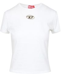 DIESEL - Camisetas y polos blancos - Lyst