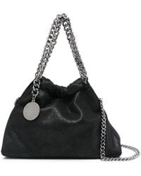 Stella McCartney - Borsa A Tracolla Falabella Nera - Lyst