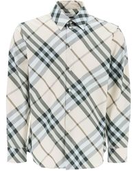 Burberry - Ered Cotton Long-Sleeved Shirt - Lyst